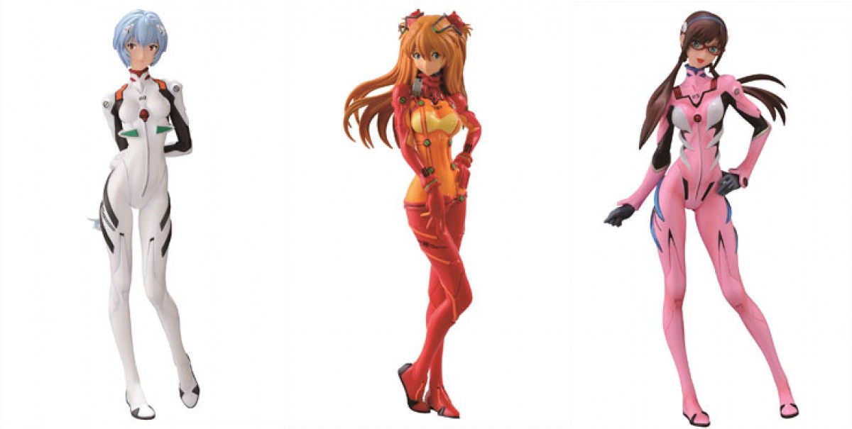 A~C賞は「エヴァレーシング」デザインのレイ、アスカ、マリ、3人のオリジナルフィギュア!