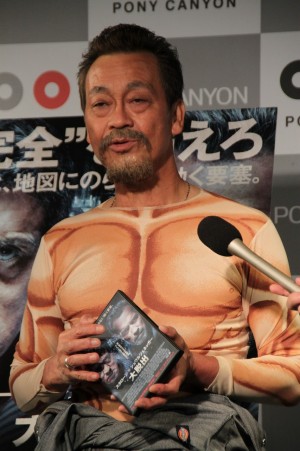 『大脱出』ブルーレイ＆DVD発売記念イベントに登場した清水アキラ