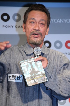 『大脱出』ブルーレイ＆DVD発売記念イベントに登場した清水アキラ
