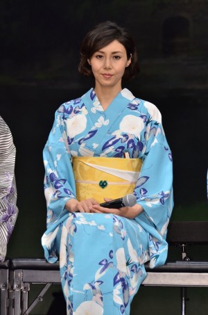 松嶋菜々子、『思い出のマーニー』完成報告会見にて