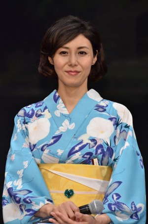 松嶋菜々子、『思い出のマーニー』完成報告会見にて