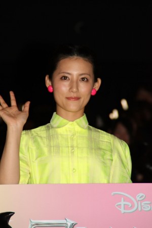 福田彩乃、『マレフィセント』日本語版完成披露試写会にて