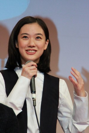 蒼井優、『若者たち2014』完成披露試写会に出席