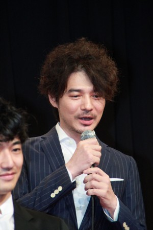 瑛太、吉岡秀隆、『若者たち2014』完成披露試写会に出席