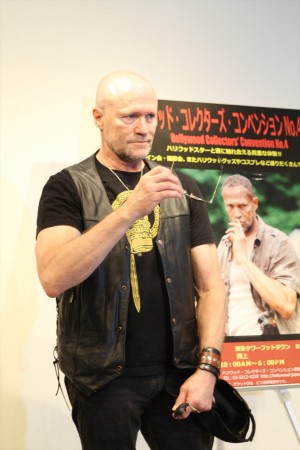 「ハリウッド・コレクターズ・コンベンションNo．4」 開催記念来日イベントに出席したマイケル・ルーカー