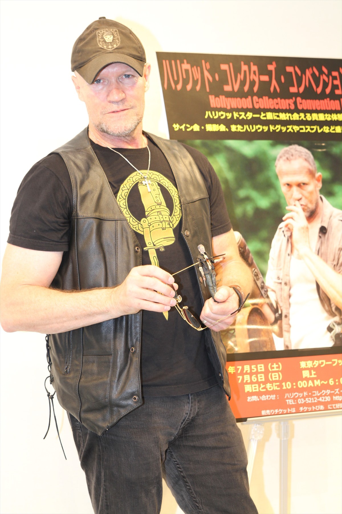 「ハリウッド・コレクターズ・コンベンションNo.4」 開催記念来日イベントに出席したマイケル・ルーカー