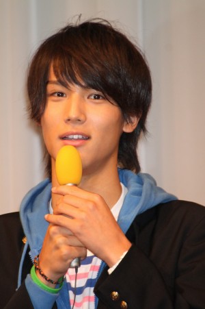 『水球ヤンキース』制作発表に登壇した中川大志