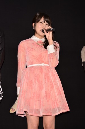 入山杏奈、映画『青鬼』舞台挨拶に登場