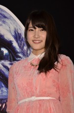 入山杏奈、映画『青鬼』舞台挨拶に登場