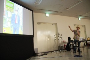 「グルメコミックコンベンション4」に登場した久住昌之先生