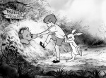 まるでリアル『くまのプーさん』!? クッキーの瓶に頭がはまった小熊が大パニック