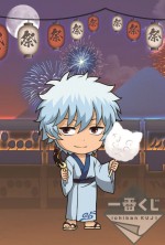 E賞 ポストカード＆ミニクリアファイルセット（全5種）1『一番くじ 銀魂～夏祭りだよ！真選組特別警戒中～』