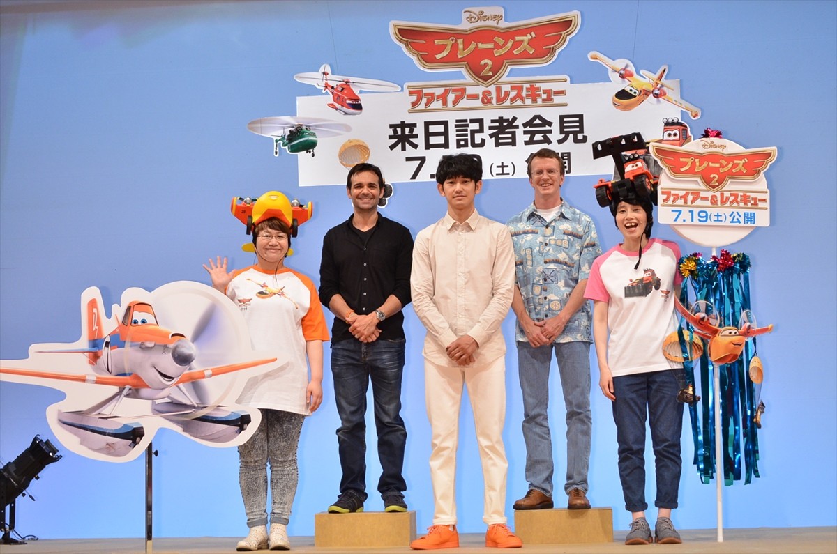 瑛太、『プレーンズ2』監督から太鼓判！ハリセンボン春菜も美ボイスに高評価
