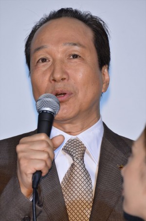 小日向文世、ドラマ『HERO』制作発表会見にて