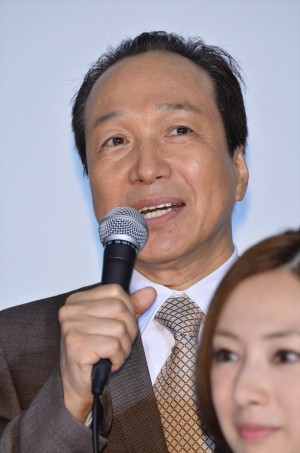 小日向文世、ドラマ『HERO』制作発表会見にて