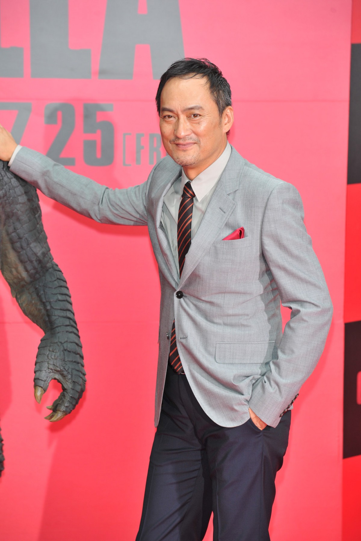 渡辺謙、ハリウッド版『ゴジラ』をアピール！ゴジラ松井からエール