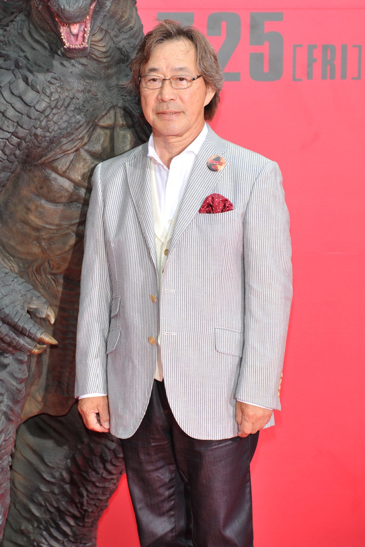 渡辺謙、ハリウッド版『ゴジラ』をアピール！ゴジラ松井からエール