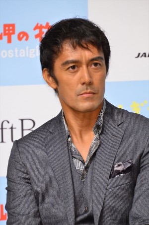 阿部寛、映画『ふしぎな岬の物語』完成報告会見にて