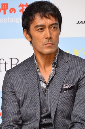 阿部寛、映画『ふしぎな岬の物語』完成報告会見にて