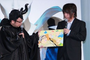 、『眠れる森の美女』絵画コンクール表彰式にて