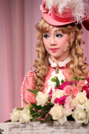 咲妃みゆ（コリンヌ役）、『伯爵令嬢‐ジュ・テーム、きみを愛さずにはいられない‐』制作発表会に出席