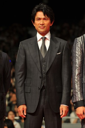 江口洋介、映画『るろうに剣心 京都大火編／伝説の最期編』プレミア試写会にて