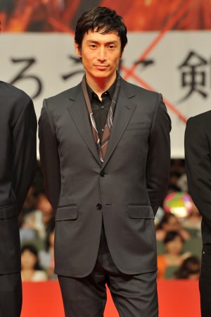 伊勢谷友介、映画『るろうに剣心 京都大火編／伝説の最期編』プレミア試写会にて