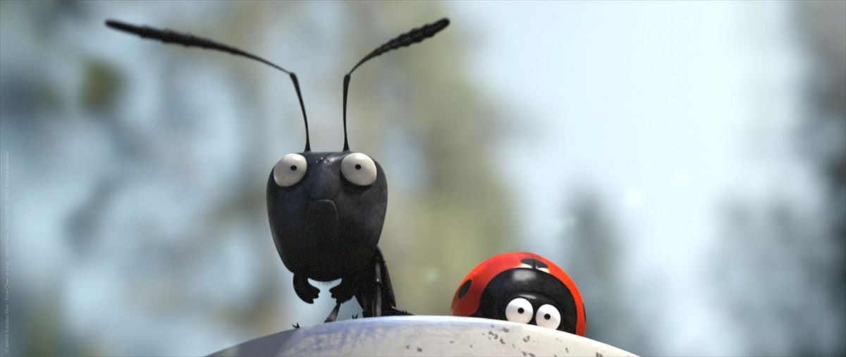 劇場版『ミニスキュル』ビジュアル公開！ てんとう虫と黒アリがきゅんとくる可愛さ