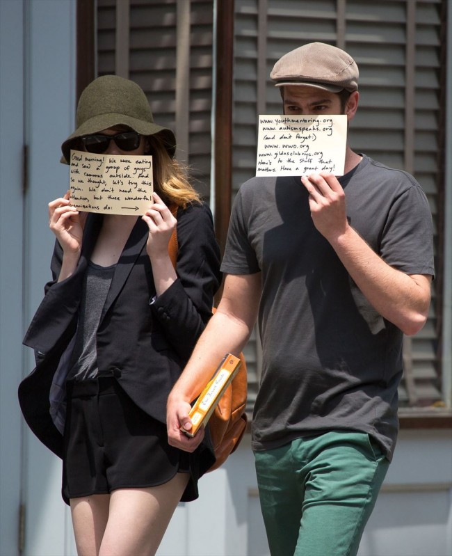 アンドリュー・ガーフィールド＆エマ・ストーン　Andrew Garfield＆Emma Stone