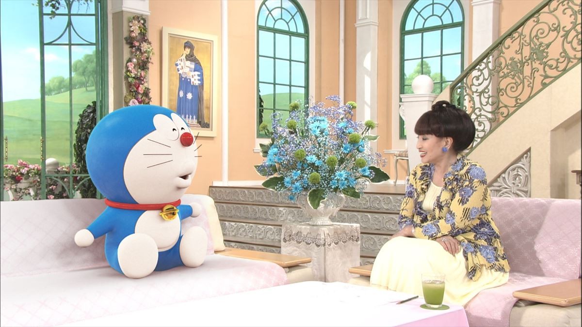ドラえもん、3DCGで「徹子の部屋」出演!