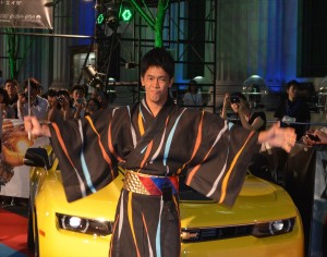 『トランスフォーマー／ロストエイジ』ジャパンプレミアに登場した武井壮