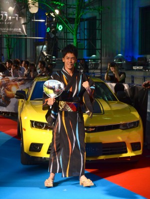 『トランスフォーマー／ロストエイジ』ジャパンプレミアに登場した武井壮