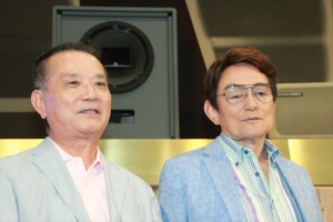 野島昭生、ささきいさお、『ナイトライダー コンプリート ブルーレイBOX』発売発表アテレコ取材にて
