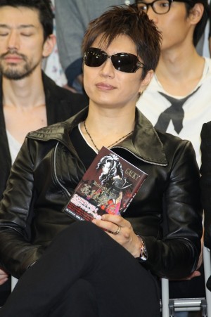 GACKT、舞台『MOON SAGA‐義経秘伝‐第二章』会見に出席