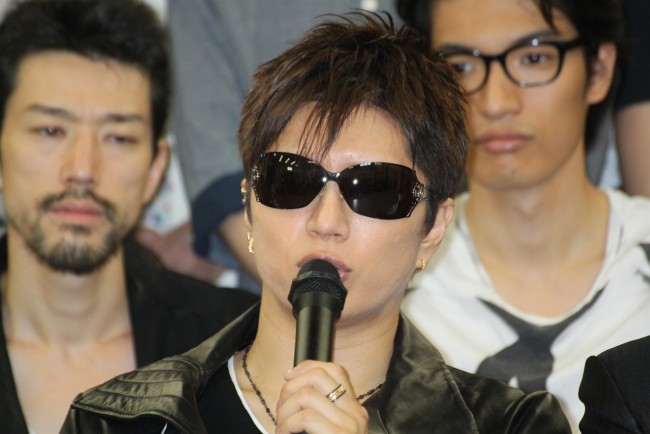 GACKT舞台『MOON SAGA‐義経秘伝‐第二章』公開稽古＆ヒロイン発表　20140729