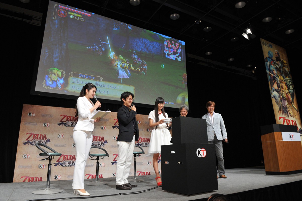 『ゼルダ無双』会見にモー娘。飯窪春菜が登場　「モーニング無双。も出したいです！」
