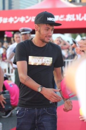 ネイマール、『お台場新大陸2014～地図にないキミだけの宝島～』スペシャルイベントにて