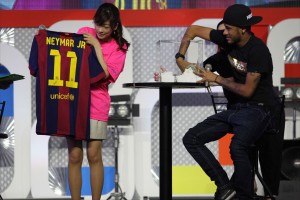 ネイマール、『お台場新大陸2014～地図にないキミだけの宝島～』スペシャルイベントにて