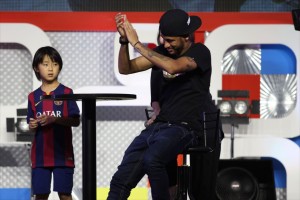 ネイマール、『お台場新大陸2014～地図にないキミだけの宝島～』スペシャルイベントにて