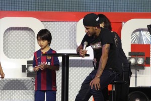 ネイマール、『お台場新大陸2014～地図にないキミだけの宝島～』スペシャルイベントにて