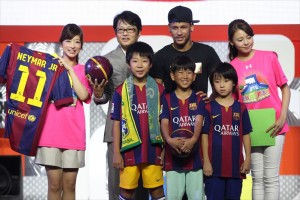 ネイマール、『お台場新大陸2014～地図にないキミだけの宝島～』スペシャルイベントにて