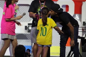 ネイマール、『お台場新大陸2014～地図にないキミだけの宝島～』スペシャルイベントにて