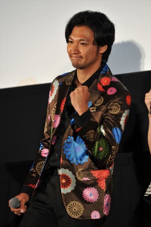 青木崇高、『るろうに剣心 京都大火編』初日舞台挨拶にて