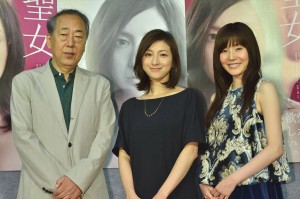 広末涼子、蓮佛美沙子、岸部一徳、NHKドラマ『聖女』第1話完成披露試写会にて