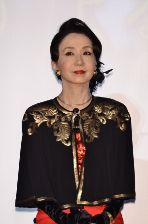 『アウトバーン　マル暴の女刑事・八神瑛子』完成披露試写会に出席した岩下志麻