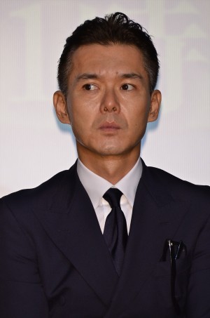 『アウトバーン　マル暴の女刑事・八神瑛子』完成披露試写会に出席した渡部篤郎