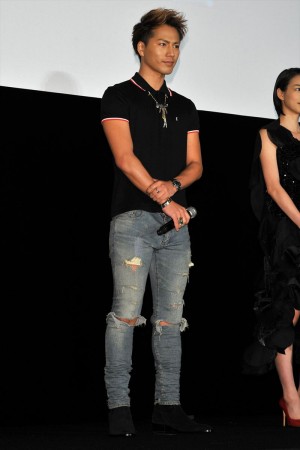 三代目J Soul Brothers・登坂広臣、映画『ホットロード』試写会にて