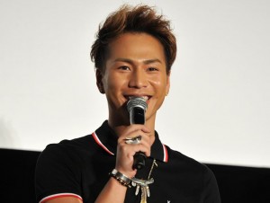 三代目J Soul Brothers・登坂広臣、映画『ホットロード』試写会にて