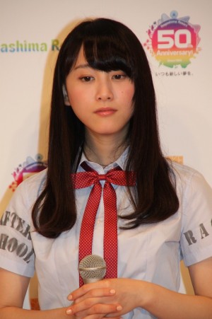 松井玲奈、SKE48『ナガシマリゾート広報大使』就任発表会にて