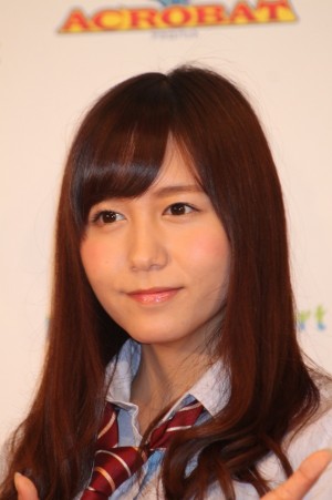 大場美奈、SKE48『ナガシマリゾート広報大使』就任発表会にて